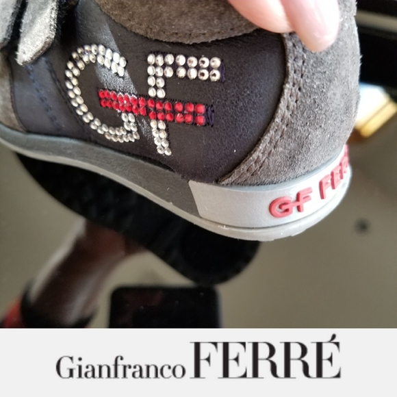 GF Ferre Crystal Logo Baby Sneakers - Picture 7 of 8